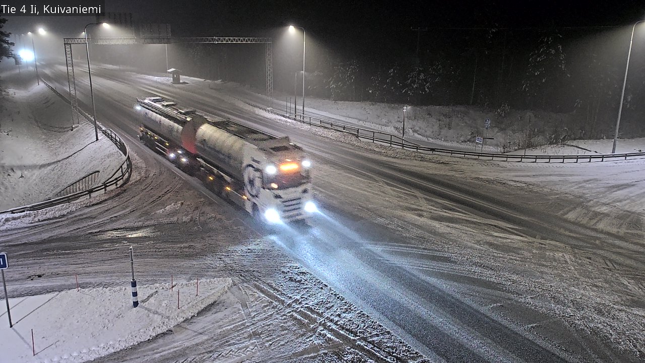 Weather Camera Image Road 4 Ii, Kuivaniemi, Ii, Pohjois-Pohjanmaa