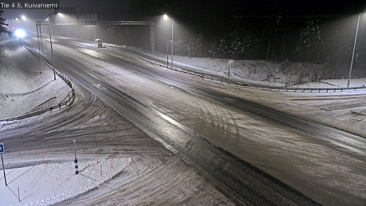 Weather Camera Image Väg 4 Ii, Kuivaniemi, Ii, Pohjois-Pohjanmaa
