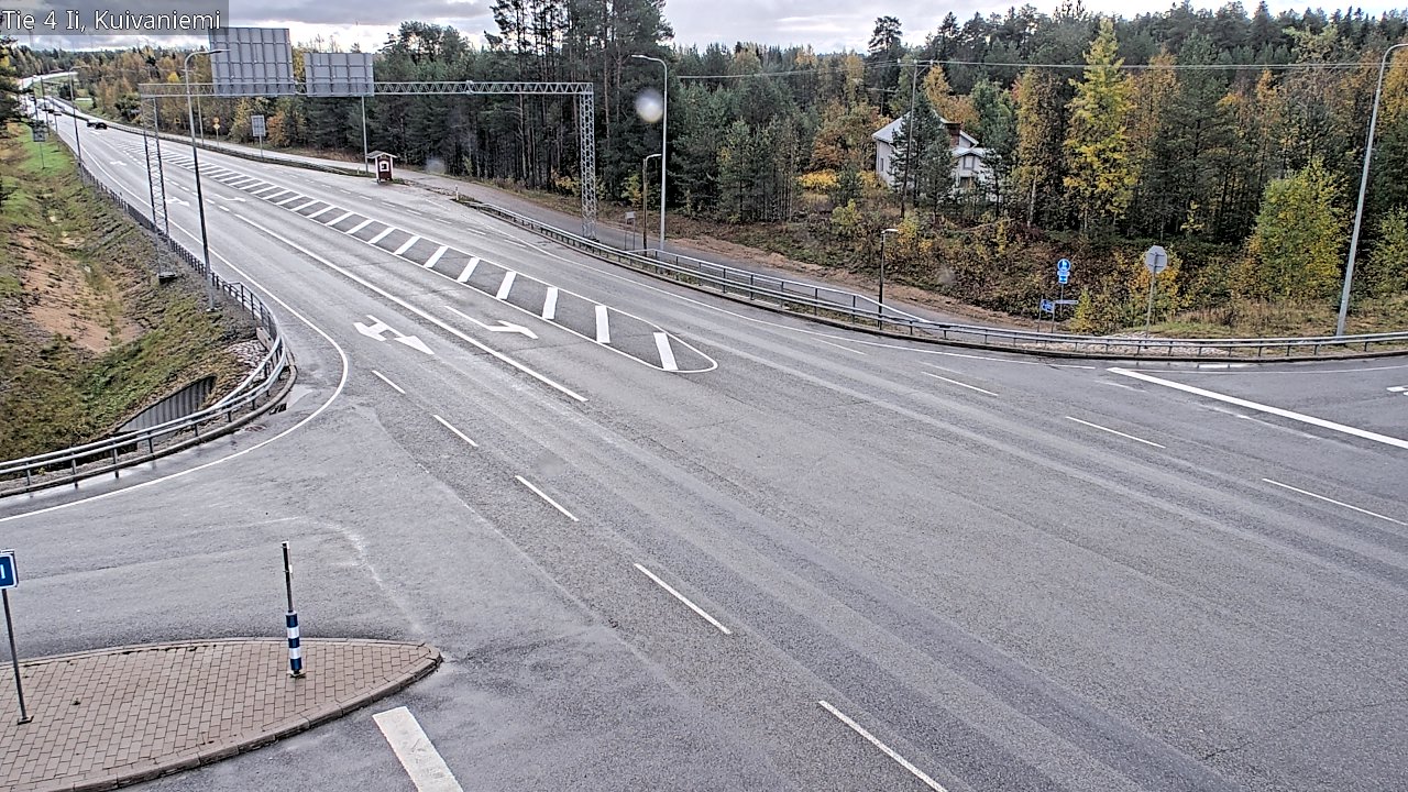 Weather Camera Image Väg 4 Ii, Kuivaniemi, Ii, Pohjois-Pohjanmaa