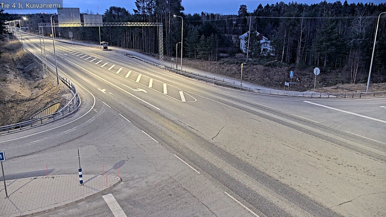 Weather Camera Image Väg 4 Ii, Kuivaniemi, Ii, Pohjois-Pohjanmaa