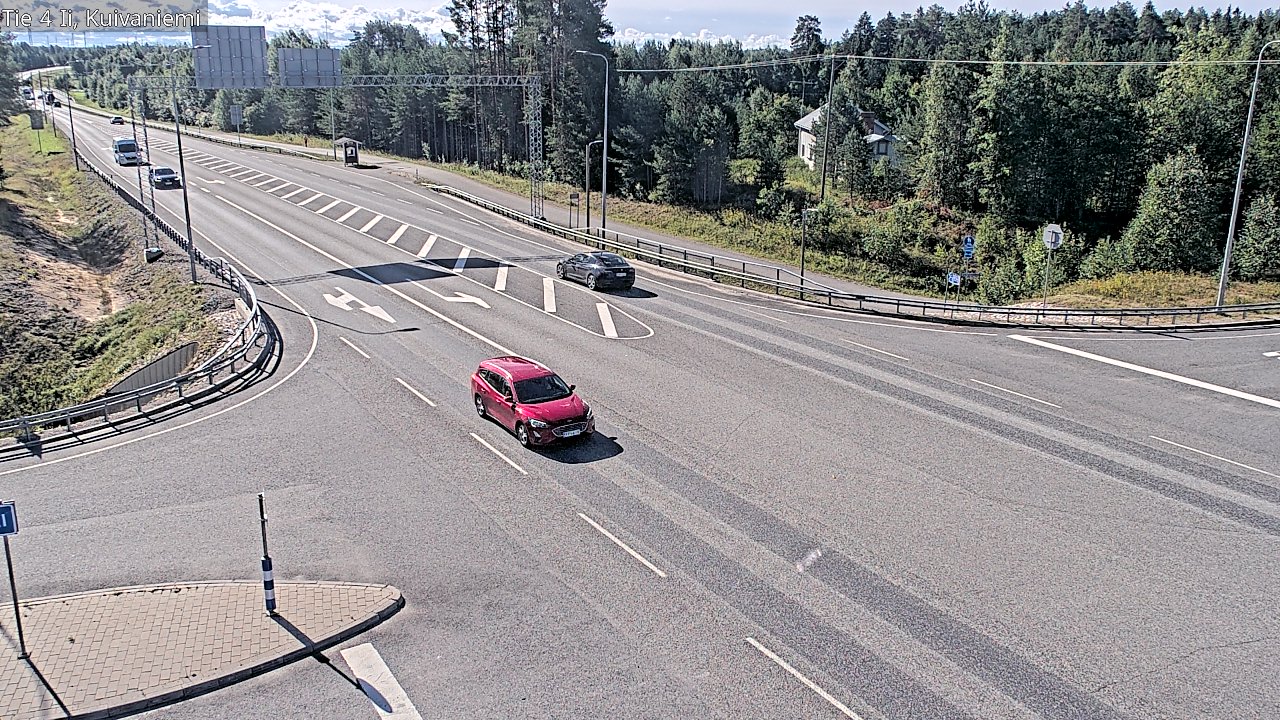 Weather Camera Image Väg 4 Ii, Kuivaniemi, Ii, Pohjois-Pohjanmaa