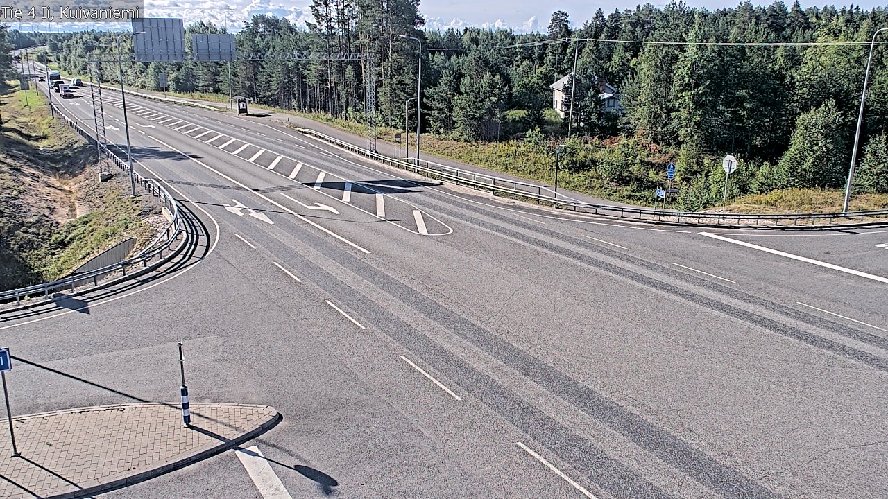 Weather Camera Image Väg 4 Ii, Kuivaniemi, Ii, Pohjois-Pohjanmaa