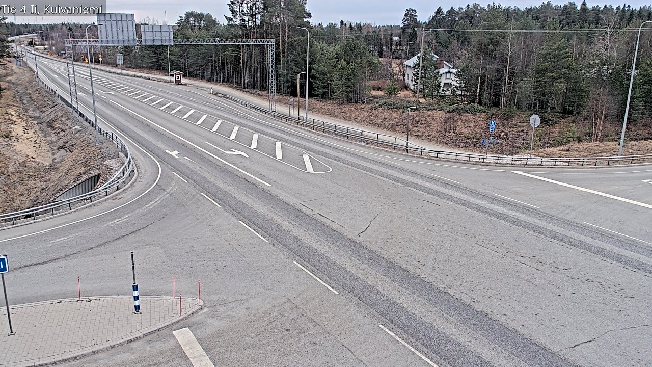 Weather Camera Image Road 4 Ii, Kuivaniemi, Ii, Pohjois-Pohjanmaa