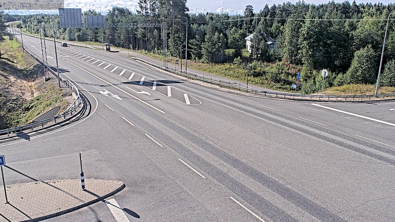 Weather Camera Image Väg 4 Ii, Kuivaniemi, Ii, Pohjois-Pohjanmaa