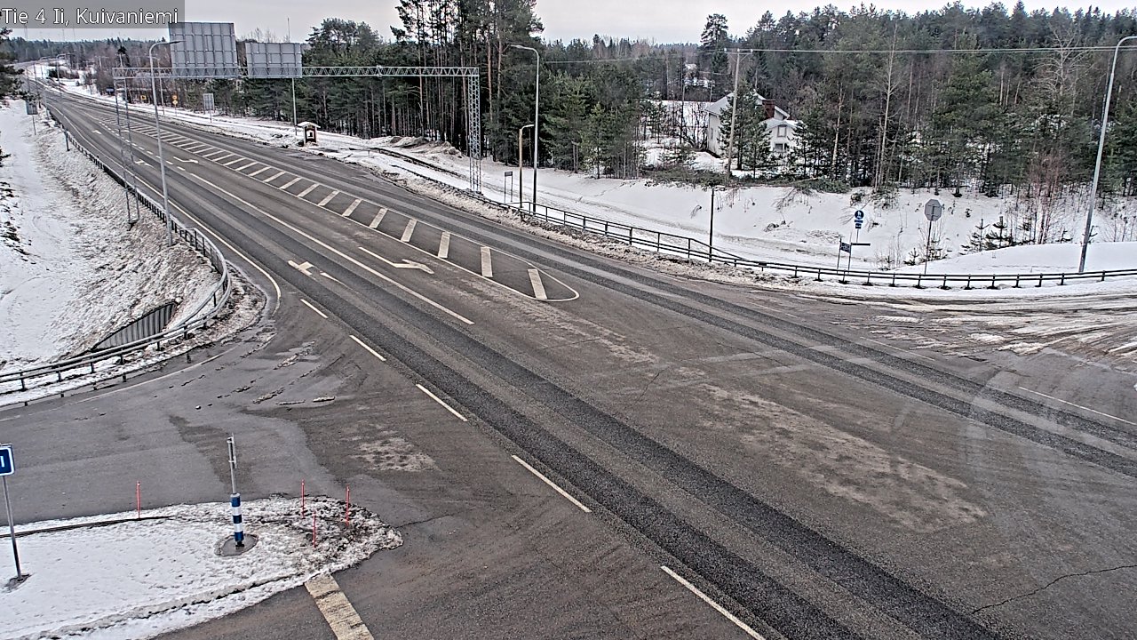 Weather Camera Image Road 4 Ii, Kuivaniemi, Ii, Pohjois-Pohjanmaa