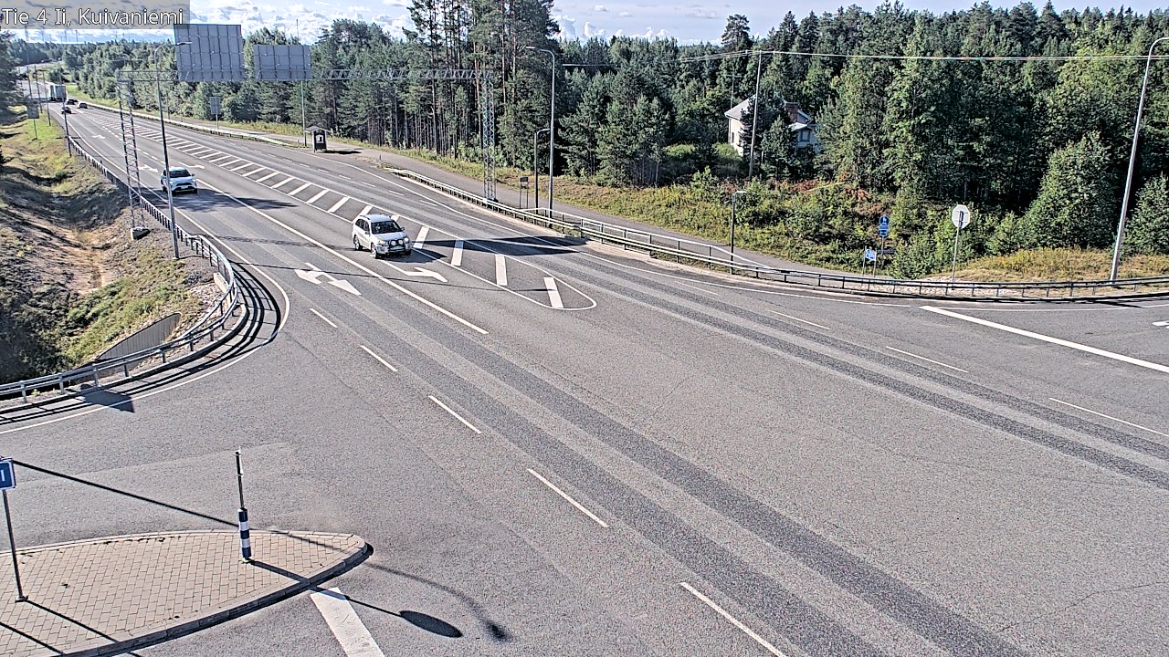 Weather Camera Image Väg 4 Ii, Kuivaniemi, Ii, Pohjois-Pohjanmaa