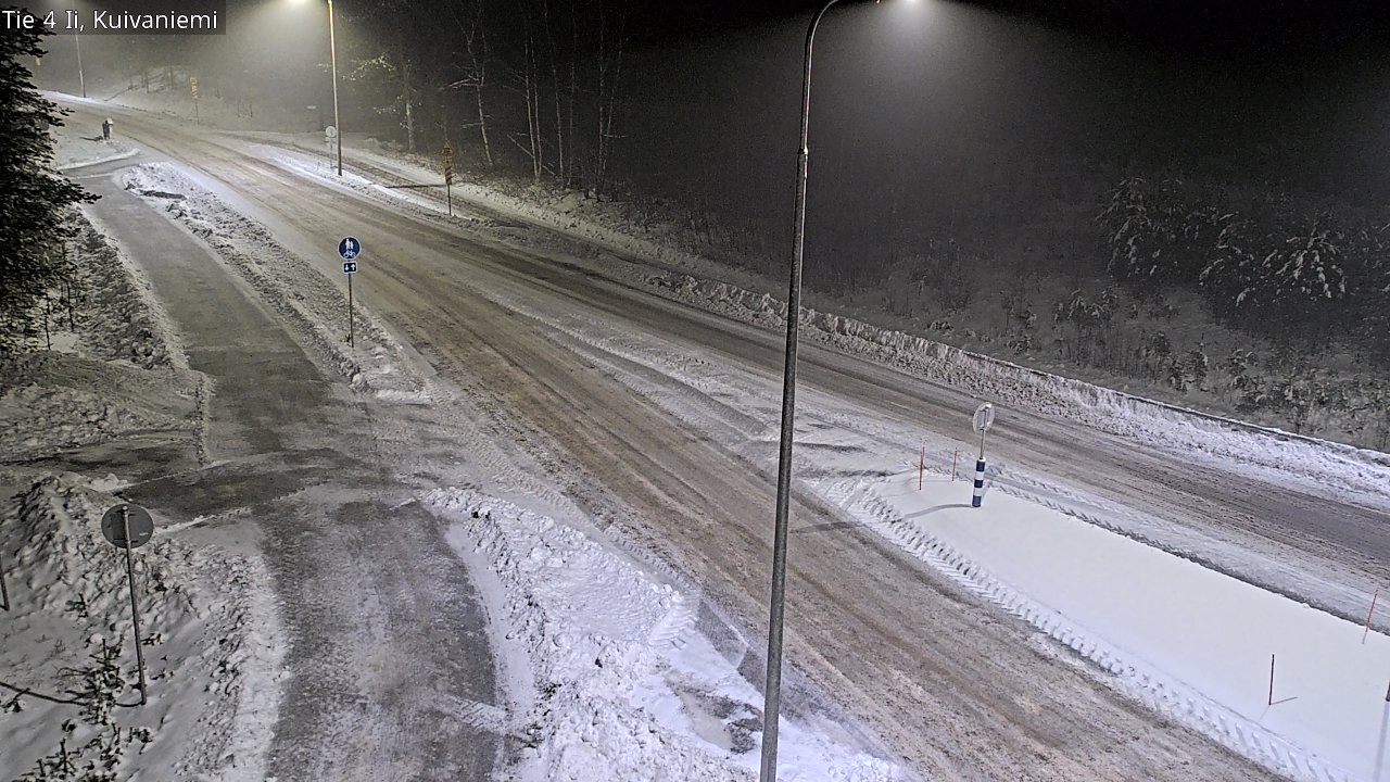 Weather Camera Image Väg 4 Ii, Kuivaniemi, Ii, Pohjois-Pohjanmaa