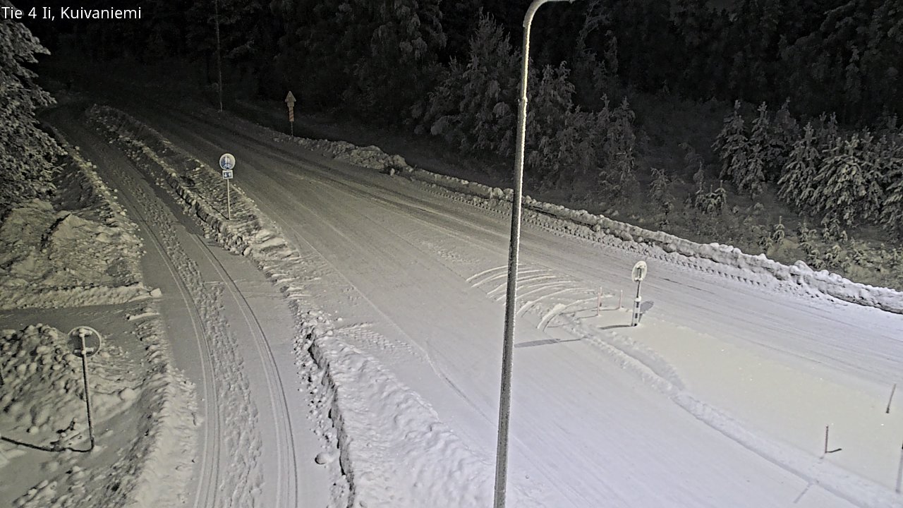 Weather Camera Image Väg 4 Ii, Kuivaniemi, Ii, Pohjois-Pohjanmaa