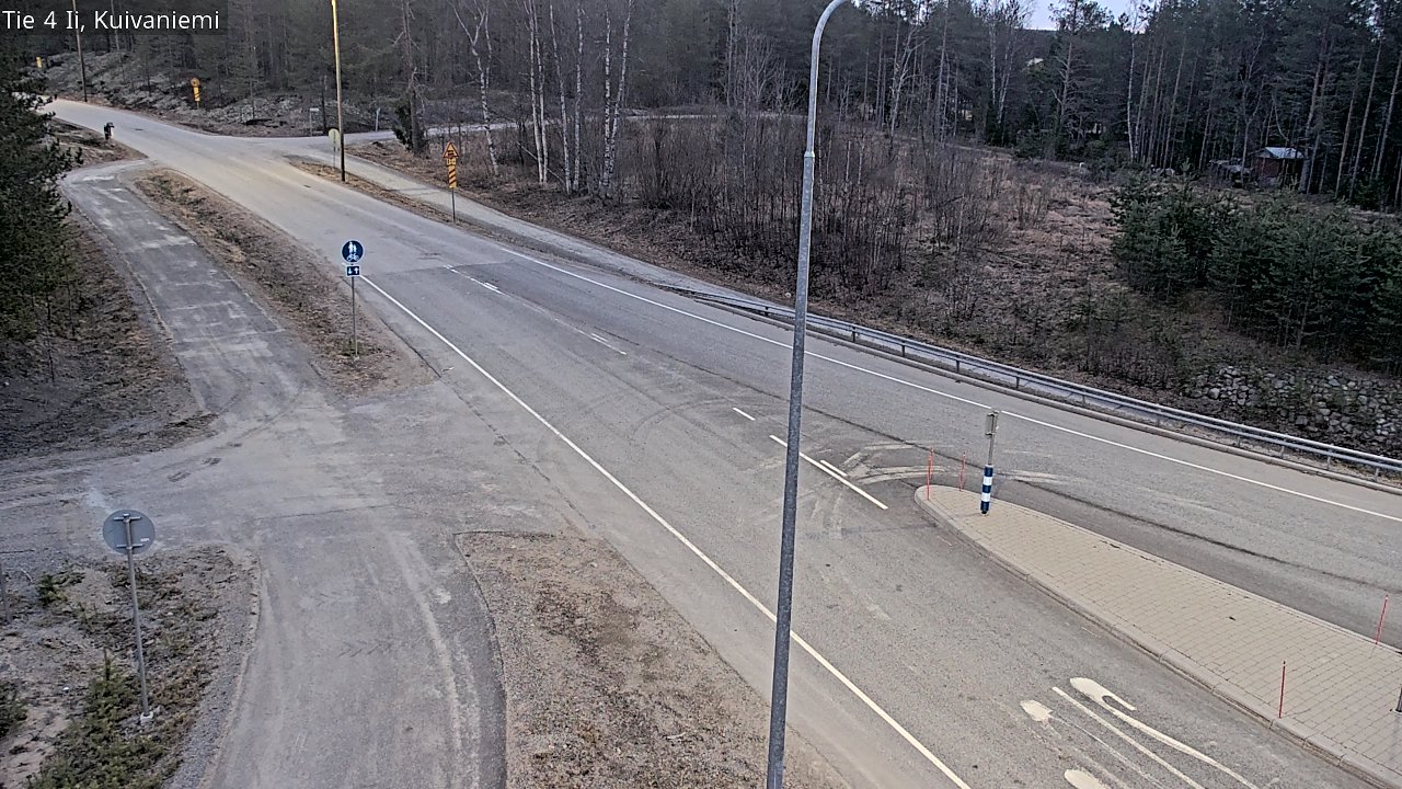 Weather Camera Image Väg 4 Ii, Kuivaniemi, Ii, Pohjois-Pohjanmaa