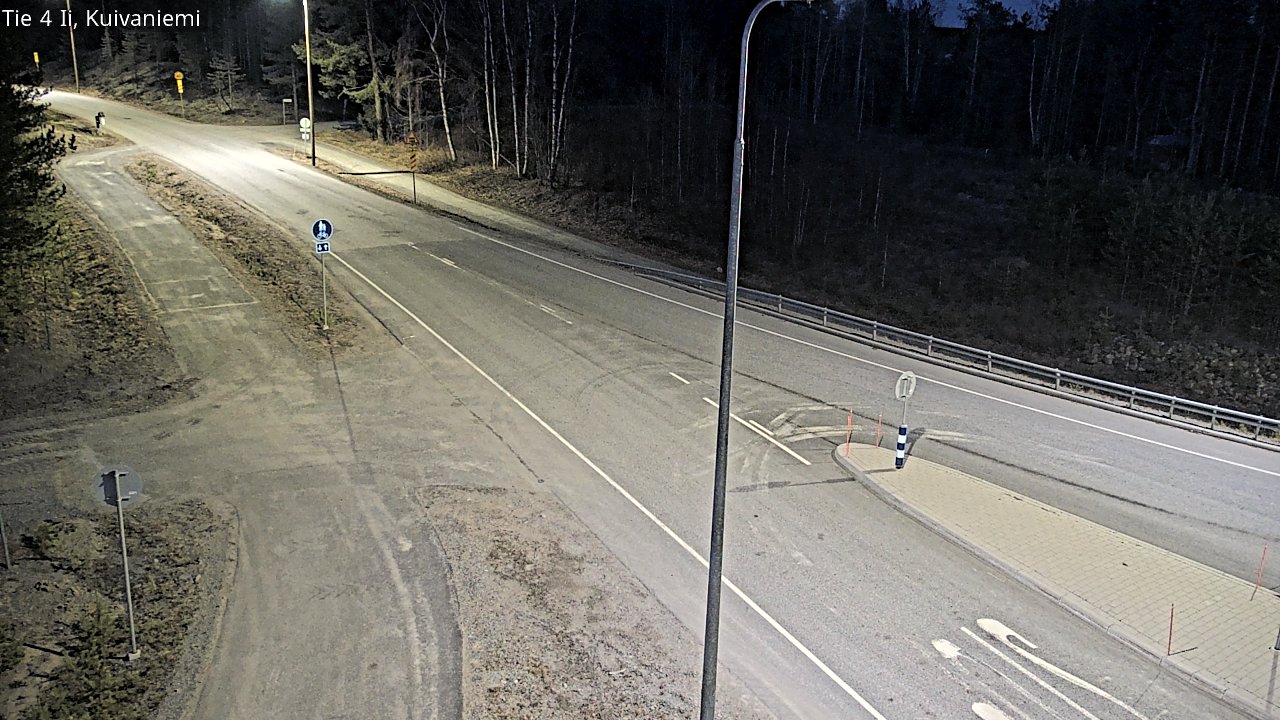 Weather Camera Image Väg 4 Ii, Kuivaniemi, Ii, Pohjois-Pohjanmaa