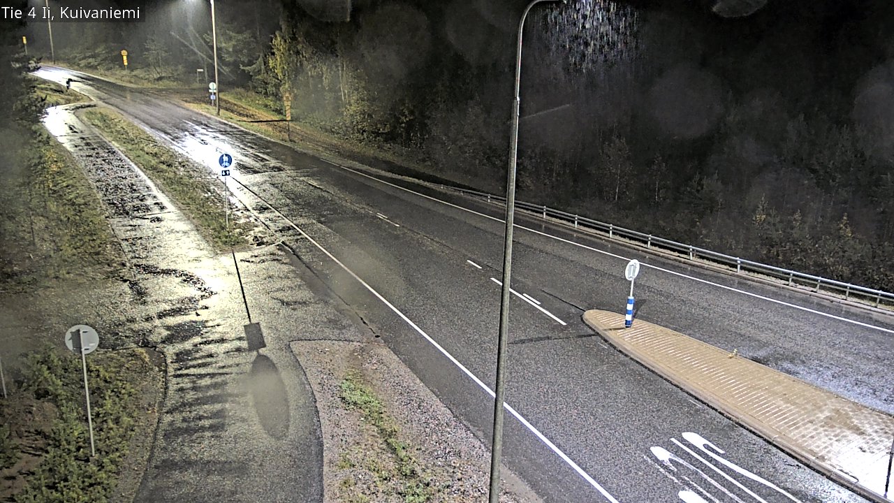 Weather Camera Image Väg 4 Ii, Kuivaniemi, Ii, Pohjois-Pohjanmaa