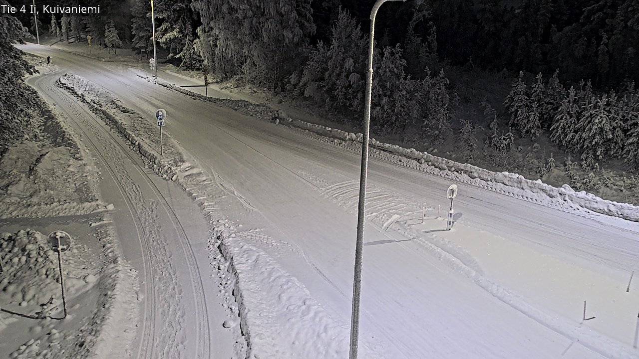 Weather Camera Image Väg 4 Ii, Kuivaniemi, Ii, Pohjois-Pohjanmaa