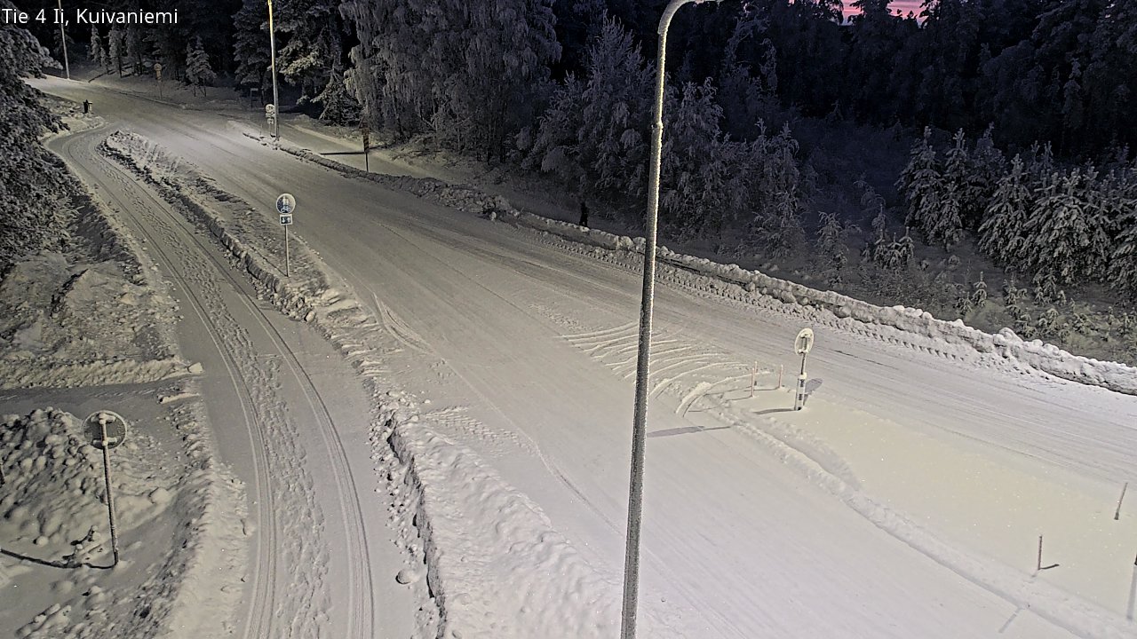 Weather Camera Image Väg 4 Ii, Kuivaniemi, Ii, Pohjois-Pohjanmaa