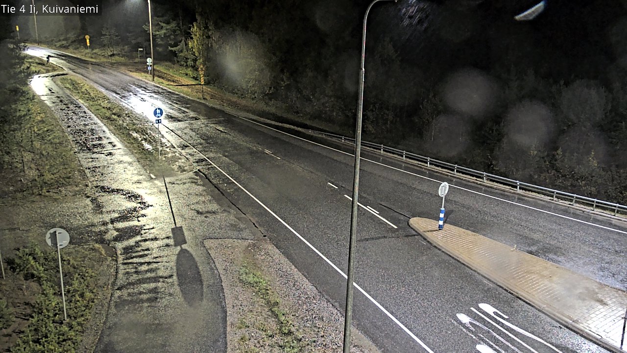 Weather Camera Image Väg 4 Ii, Kuivaniemi, Ii, Pohjois-Pohjanmaa