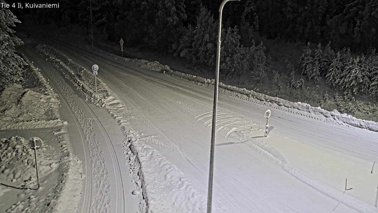 Weather Camera Image Väg 4 Ii, Kuivaniemi, Ii, Pohjois-Pohjanmaa