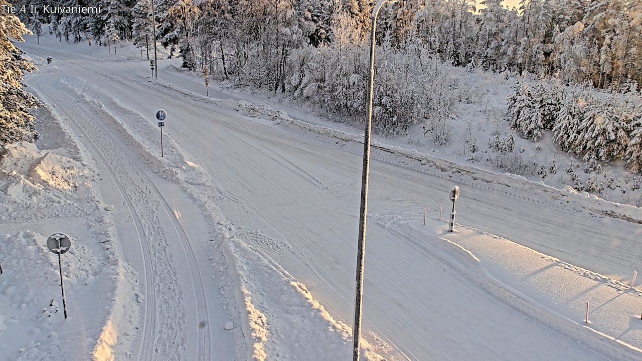 Weather Camera Image Road 4 Ii, Kuivaniemi, Ii, Pohjois-Pohjanmaa