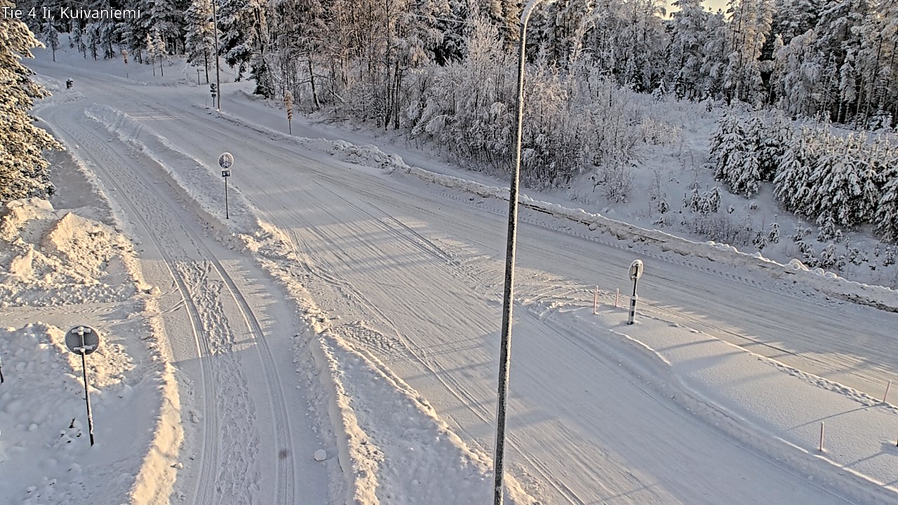 Weather Camera Image Road 4 Ii, Kuivaniemi, Ii, Pohjois-Pohjanmaa