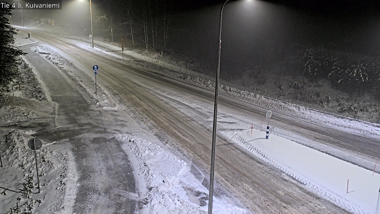 Weather Camera Image Väg 4 Ii, Kuivaniemi, Ii, Pohjois-Pohjanmaa