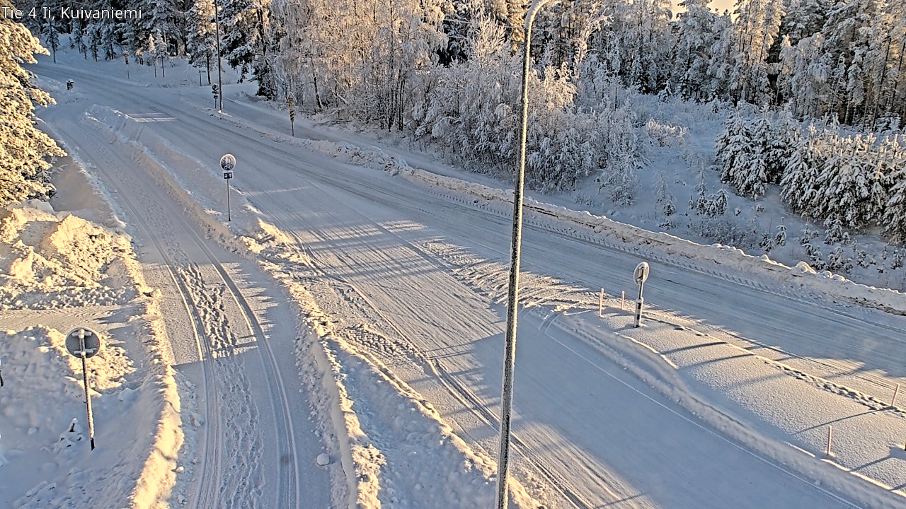 Weather Camera Image Väg 4 Ii, Kuivaniemi, Ii, Pohjois-Pohjanmaa