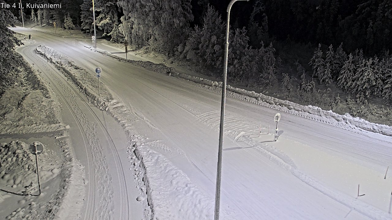 Weather Camera Image Väg 4 Ii, Kuivaniemi, Ii, Pohjois-Pohjanmaa