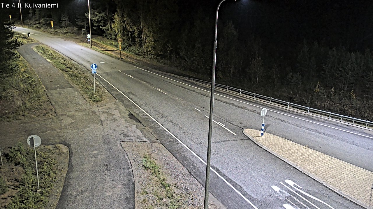Weather Camera Image Väg 4 Ii, Kuivaniemi, Ii, Pohjois-Pohjanmaa