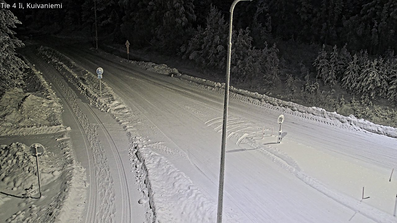 Weather Camera Image Väg 4 Ii, Kuivaniemi, Ii, Pohjois-Pohjanmaa