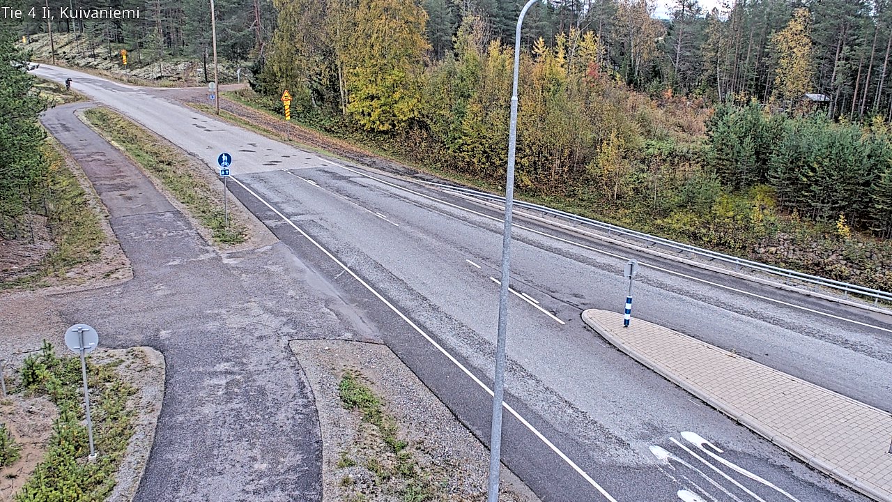 Weather Camera Image Väg 4 Ii, Kuivaniemi, Ii, Pohjois-Pohjanmaa