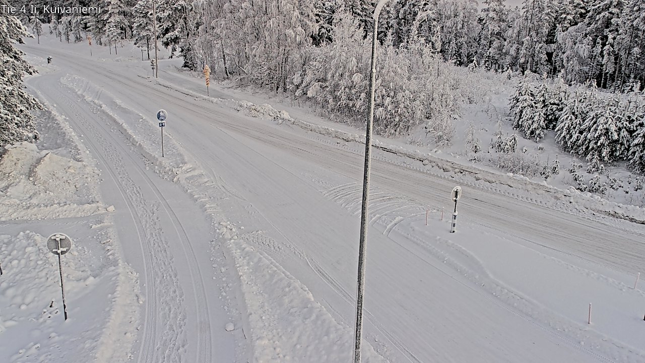 Weather Camera Image Väg 4 Ii, Kuivaniemi, Ii, Pohjois-Pohjanmaa
