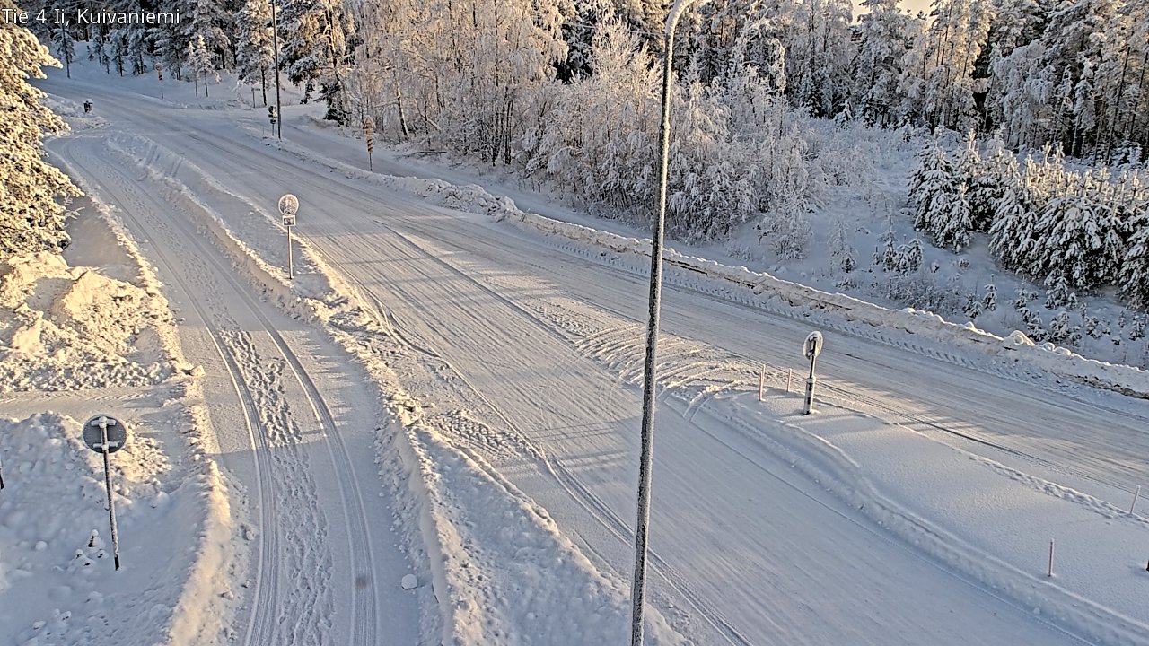 Weather Camera Image Väg 4 Ii, Kuivaniemi, Ii, Pohjois-Pohjanmaa