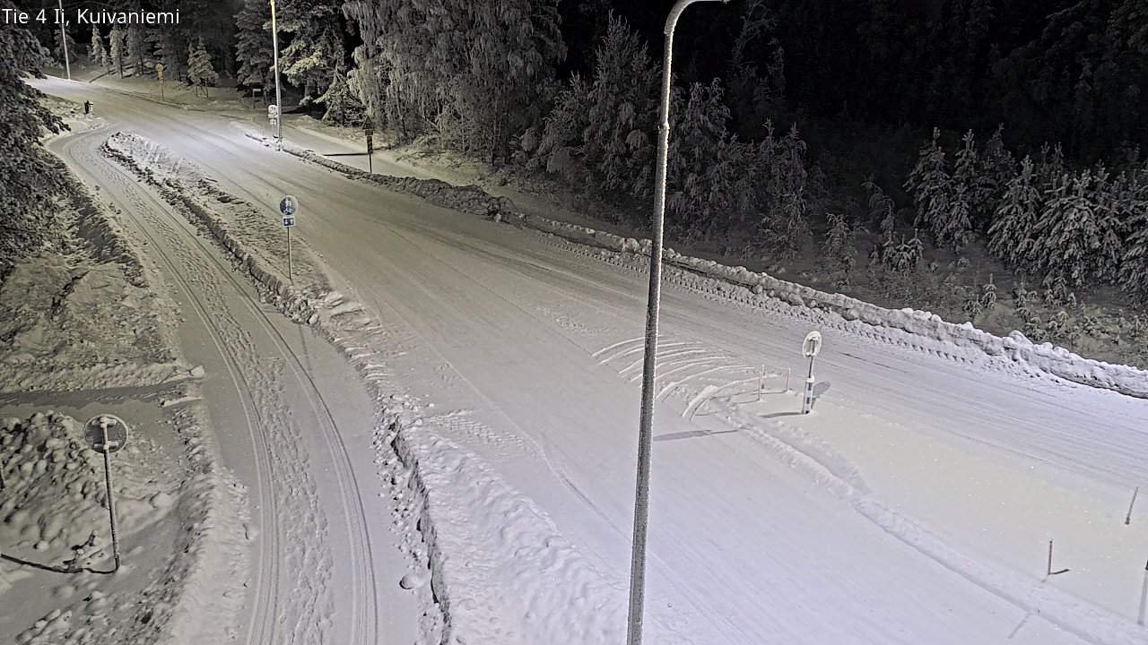 Weather Camera Image Väg 4 Ii, Kuivaniemi, Ii, Pohjois-Pohjanmaa