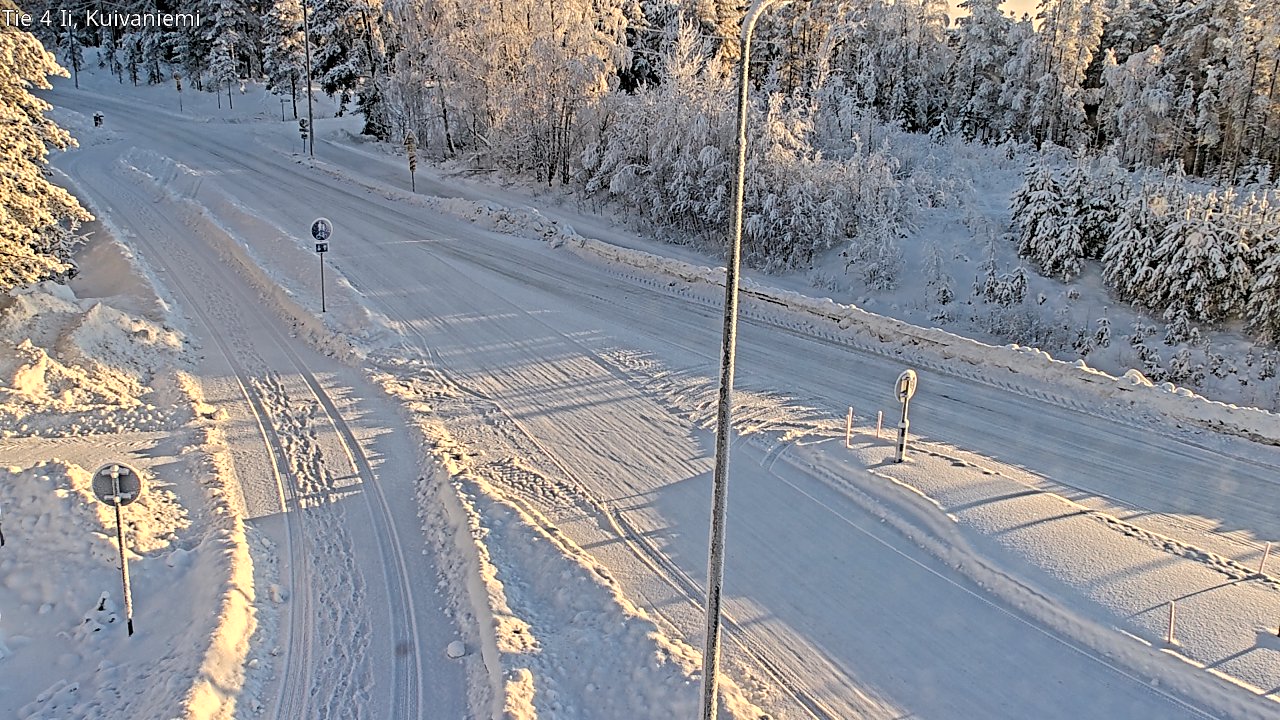 Weather Camera Image Väg 4 Ii, Kuivaniemi, Ii, Pohjois-Pohjanmaa