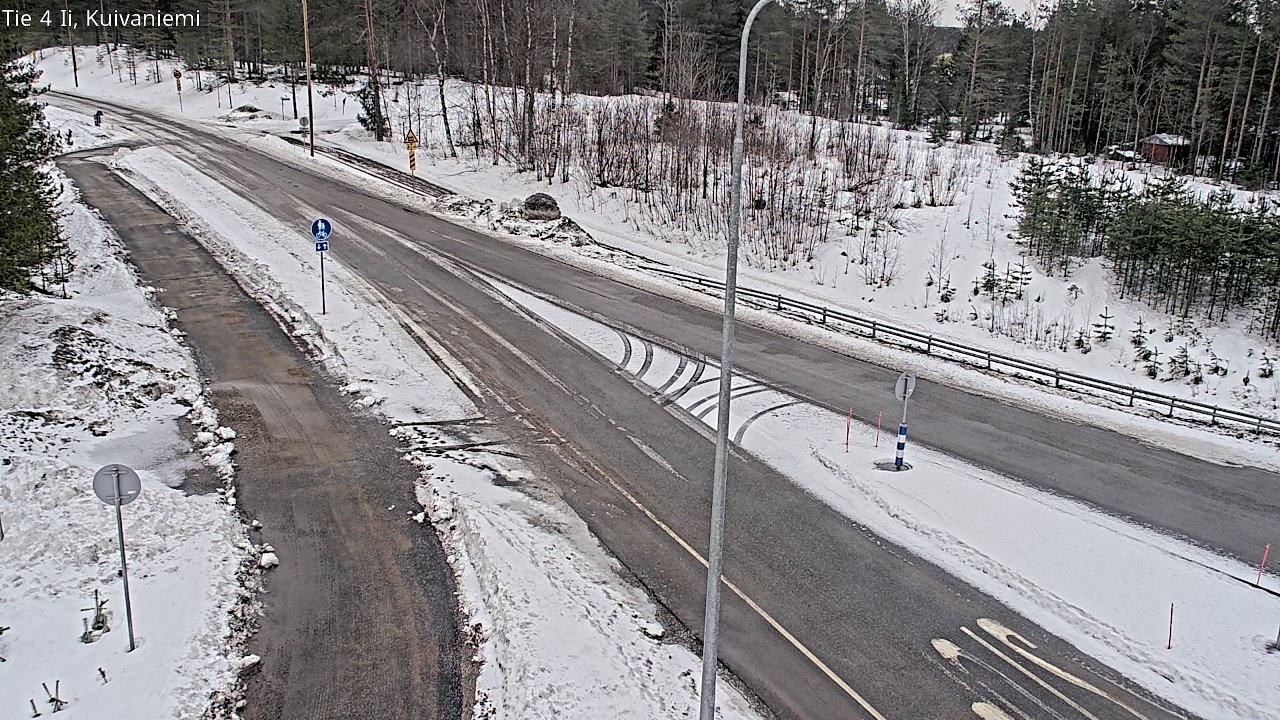 Weather Camera Image Väg 4 Ii, Kuivaniemi, Ii, Pohjois-Pohjanmaa