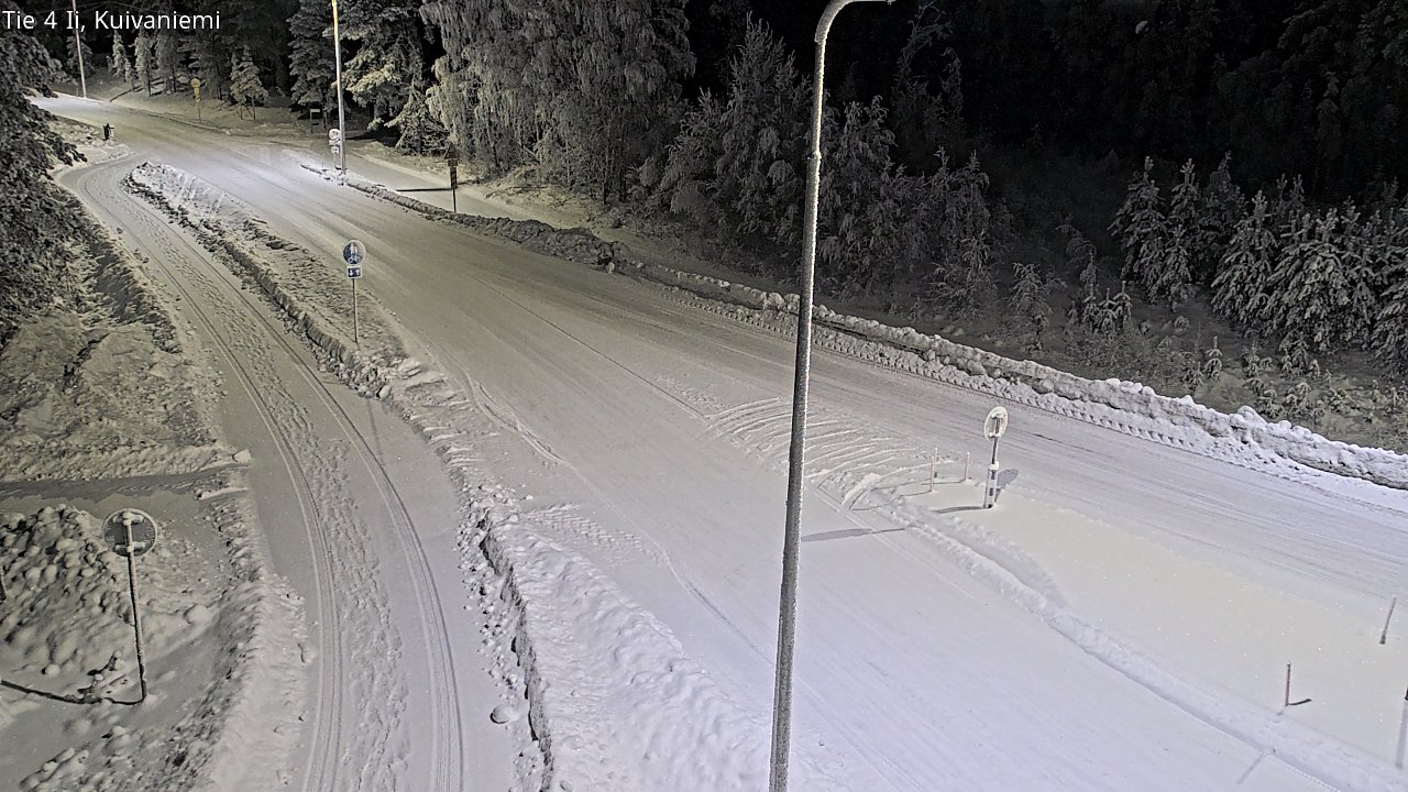 Weather Camera Image Väg 4 Ii, Kuivaniemi, Ii, Pohjois-Pohjanmaa