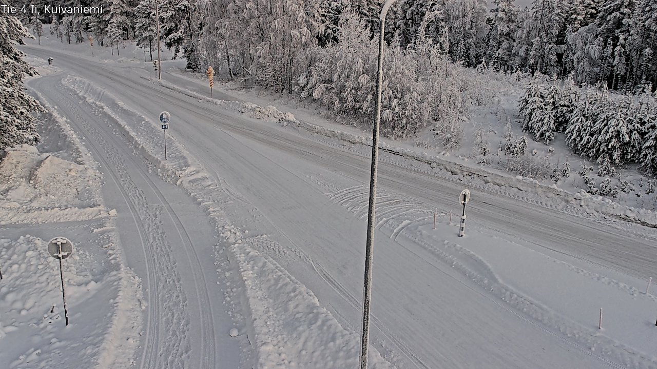 Weather Camera Image Väg 4 Ii, Kuivaniemi, Ii, Pohjois-Pohjanmaa