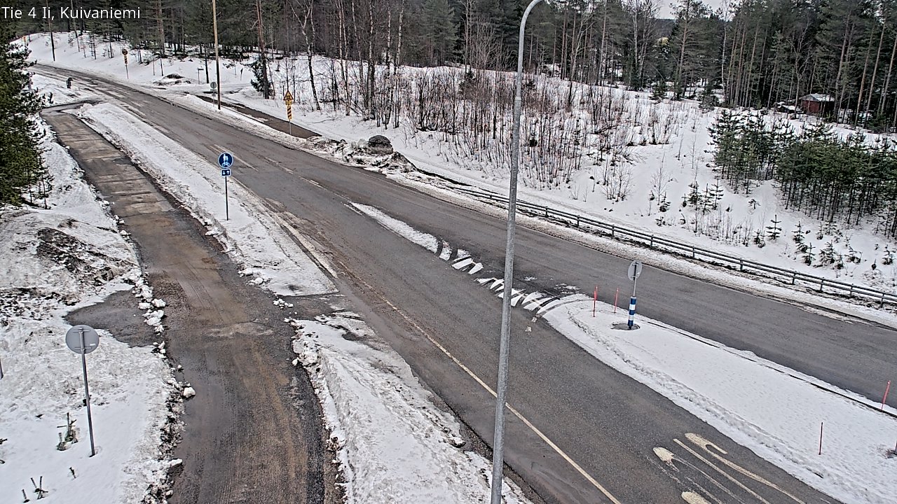 Weather Camera Image Väg 4 Ii, Kuivaniemi, Ii, Pohjois-Pohjanmaa