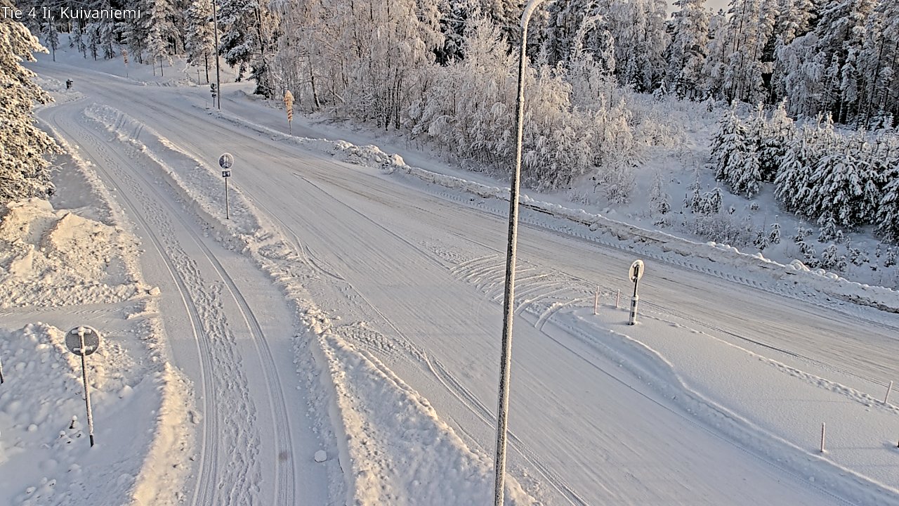Weather Camera Image Väg 4 Ii, Kuivaniemi, Ii, Pohjois-Pohjanmaa