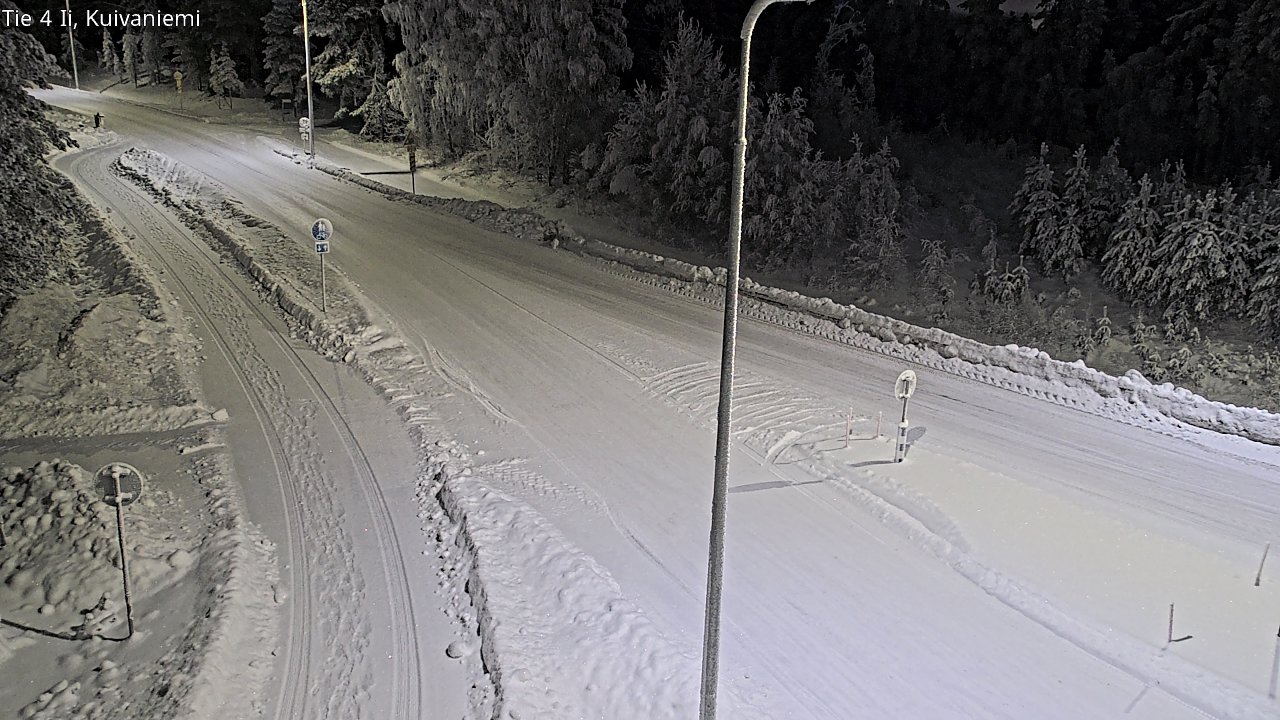 Weather Camera Image Väg 4 Ii, Kuivaniemi, Ii, Pohjois-Pohjanmaa