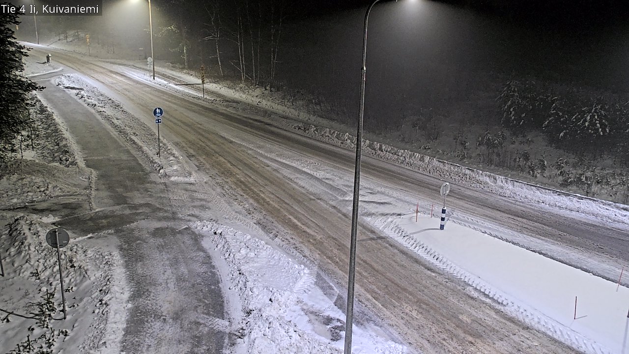 Weather Camera Image Väg 4 Ii, Kuivaniemi, Ii, Pohjois-Pohjanmaa