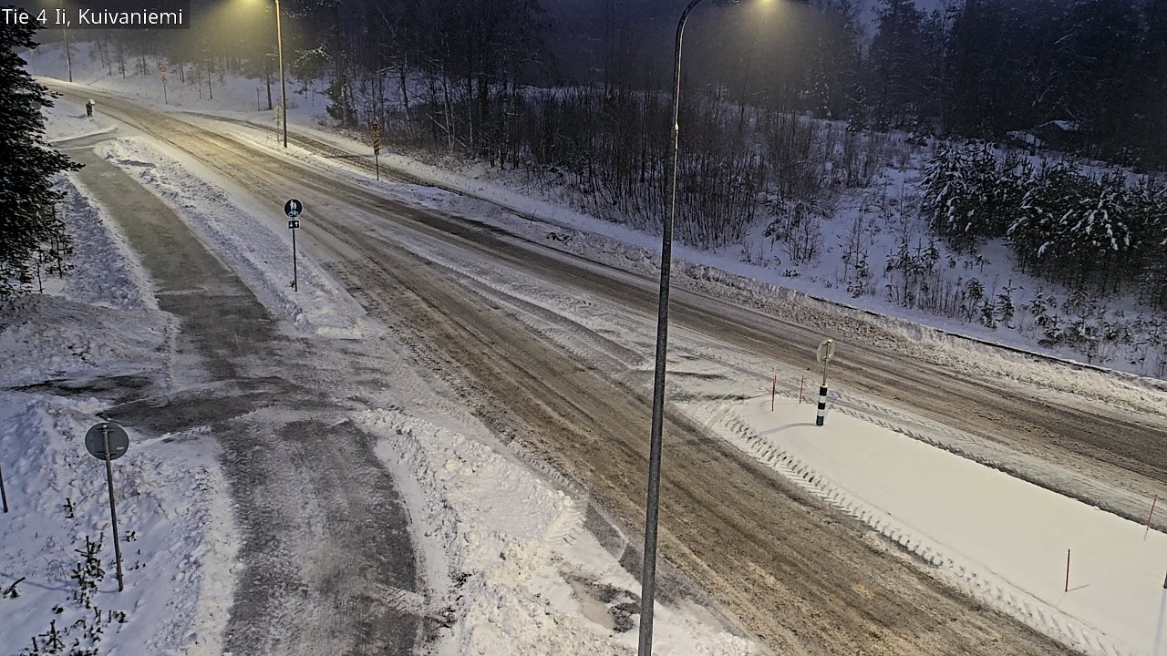 Weather Camera Image Väg 4 Ii, Kuivaniemi, Ii, Pohjois-Pohjanmaa