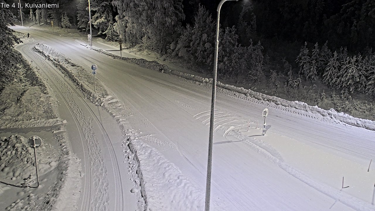 Weather Camera Image Väg 4 Ii, Kuivaniemi, Ii, Pohjois-Pohjanmaa
