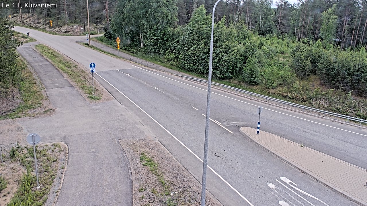 Weather Camera Image Väg 4 Ii, Kuivaniemi, Ii, Pohjois-Pohjanmaa
