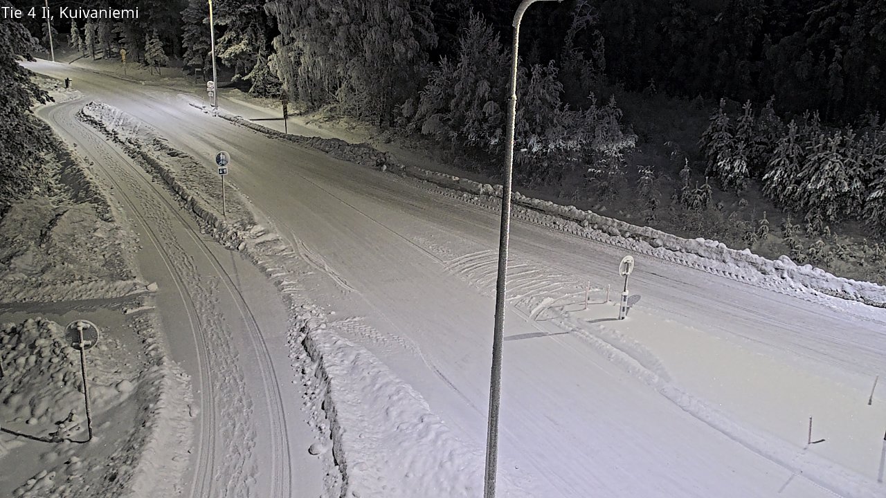 Weather Camera Image Väg 4 Ii, Kuivaniemi, Ii, Pohjois-Pohjanmaa