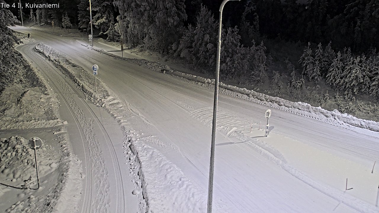 Weather Camera Image Väg 4 Ii, Kuivaniemi, Ii, Pohjois-Pohjanmaa
