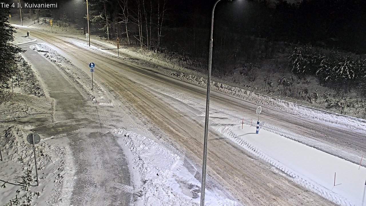 Weather Camera Image Väg 4 Ii, Kuivaniemi, Ii, Pohjois-Pohjanmaa