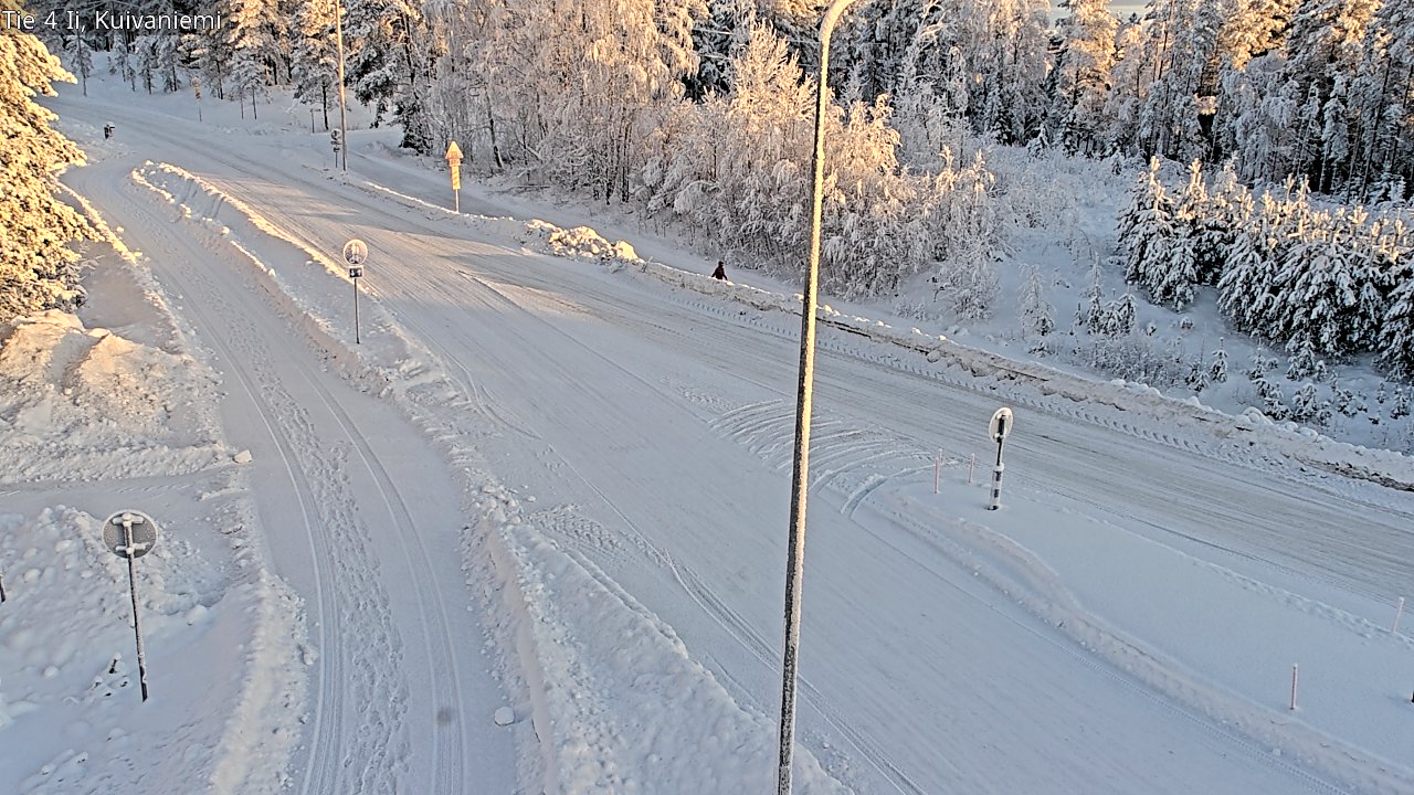 Weather Camera Image Väg 4 Ii, Kuivaniemi, Ii, Pohjois-Pohjanmaa