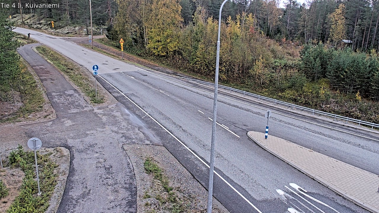 Weather Camera Image Väg 4 Ii, Kuivaniemi, Ii, Pohjois-Pohjanmaa