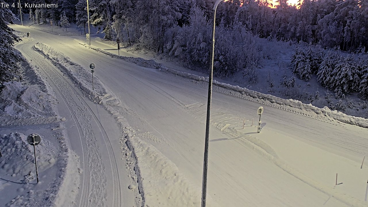 Weather Camera Image Road 4 Ii, Kuivaniemi, Ii, Pohjois-Pohjanmaa