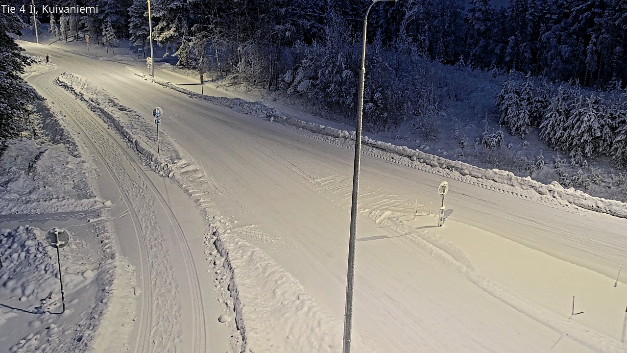 Weather Camera Image Road 4 Ii, Kuivaniemi, Ii, Pohjois-Pohjanmaa