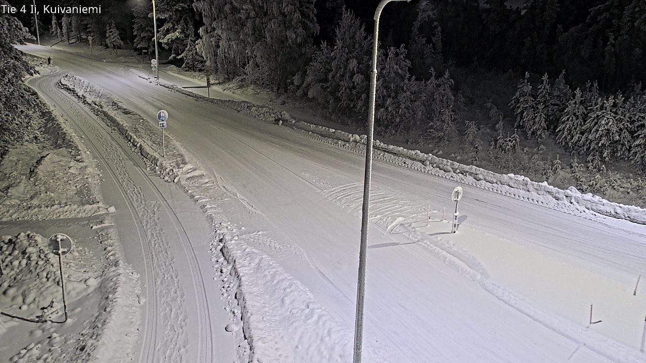 Weather Camera Image Väg 4 Ii, Kuivaniemi, Ii, Pohjois-Pohjanmaa