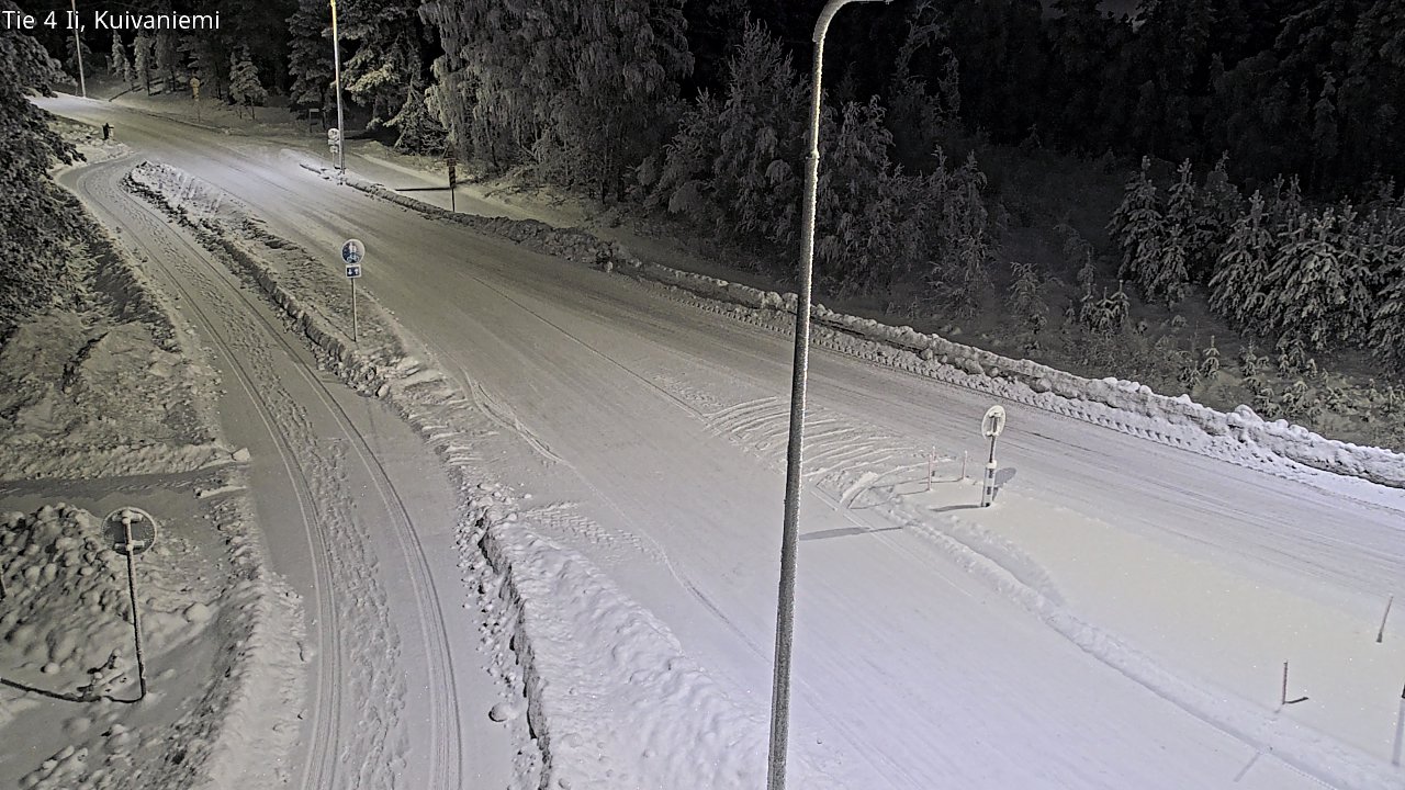 Weather Camera Image Väg 4 Ii, Kuivaniemi, Ii, Pohjois-Pohjanmaa